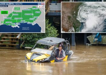 Post-tropical storm could unleash life-threatening flash flooding as millions of Americans at risk