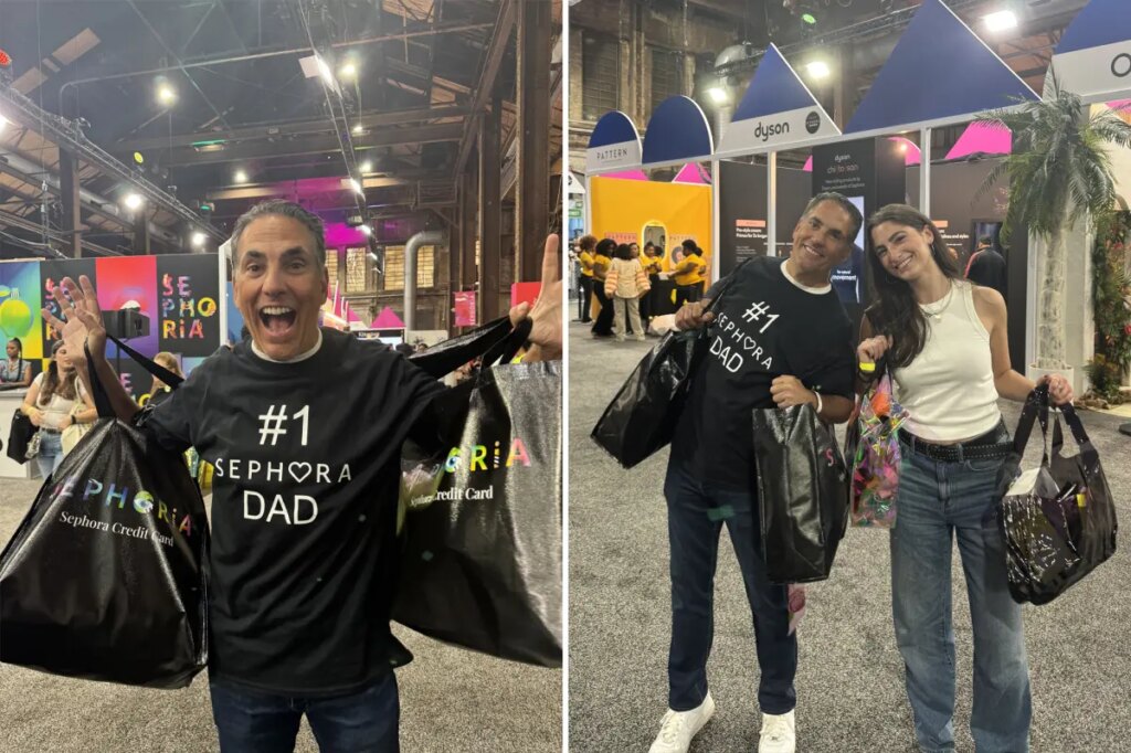 NJ father known as ‘Sephora Dad’ goes viral for being an unlikely beauty influencer
