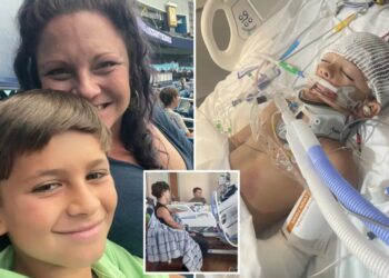 Boy, 10, fighting for his life after being hit by two cars while riding his bike