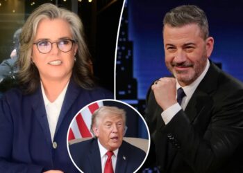 Jimmy Kimmel taps longtime Trump nemesis Rosie O’Donnell to replace him as he steps back from late-night show
