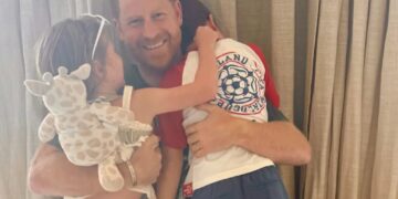 Prince Harry and Meghan Markle’s son, Archie, rocks England soccer shirt ahead of highly anticipated trip to UK