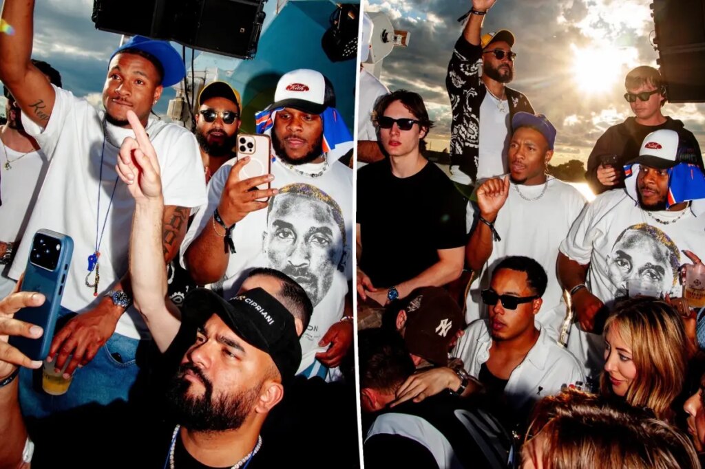 Knicks players continue the celebration at Montauk hotspot the Surf Lodge