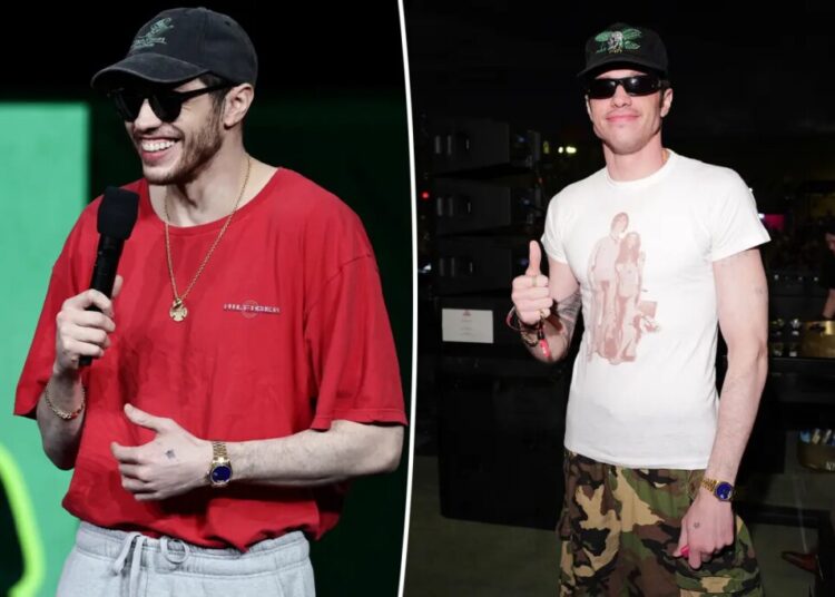 Newly single dad Pete Davidson draws attention at the opening of Pacha nightclub