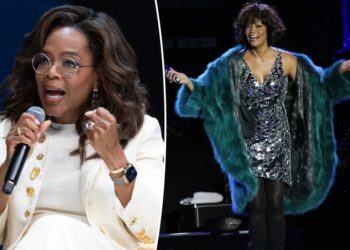 Oprah reveals secret Whitney Houston stage fall she fought to keep hidden
