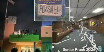 NJ students vandalize high school during wild ‘senior prank’ leading to suspensions, graduation bans