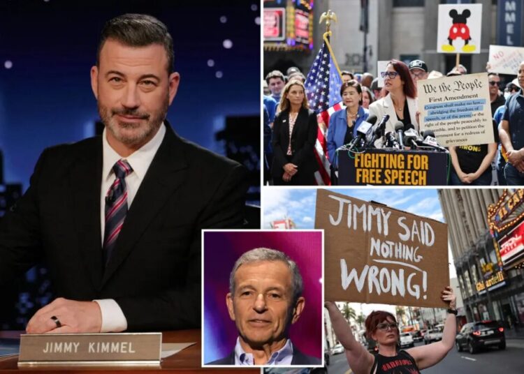 Bob Iger breaks silence on Disney’s suspension of Jimmy Kimmel over Charlie Kirk assassination comments