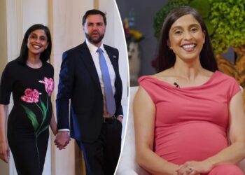 Second Lady Usha Vance claps back at New York Times’ commentary on her ‘body-hugging’ maternity fashion: ‘Here’s the receipt’
