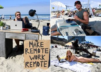 SoCal beach transforms into ultimate remote work escape — after city tried to pull the plug