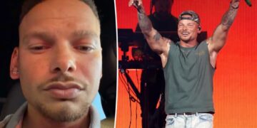 Country star Kane Brown ‘just glad I’m here’ after suffering freak 150 mph flying golf ball accident