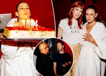Stars kick off Pride weekend at exclusive ‘Café Kallmeyer’ soirée in NYC