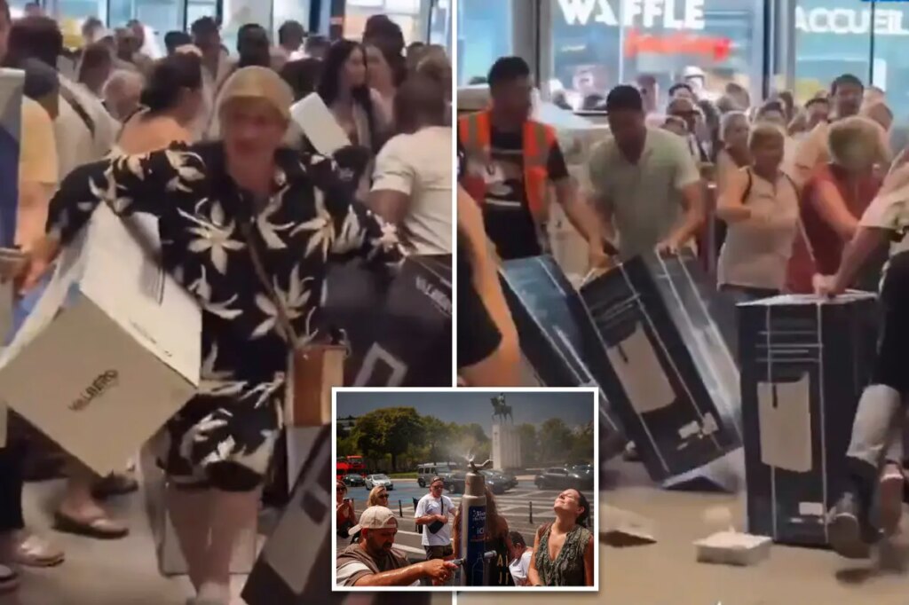 French shoppers clash over air conditioners as deadly heatwave sweeps Europe