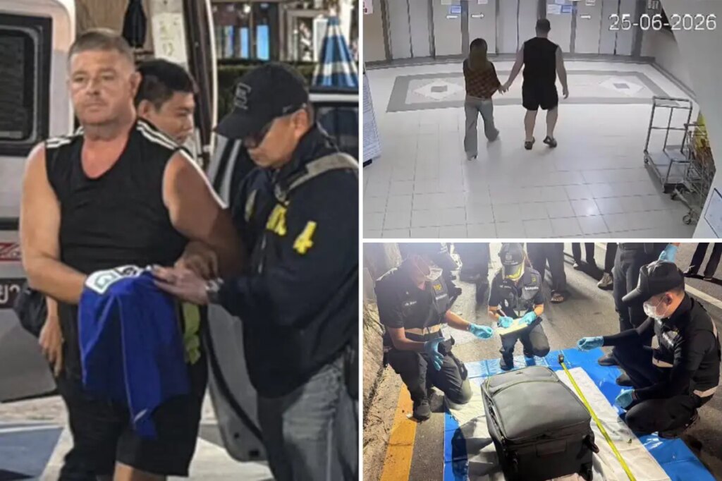 Cops arrest man covered in scratch marks after dead 17-year-old girl found in suitcase