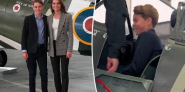 Prince George, 12, nearly towers over mom Kate Middleton as they step out for rare joint outing