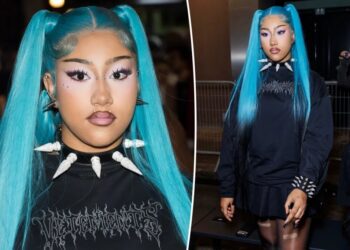 North West, 13, shows off new lip piercings during Paris Fashion Week