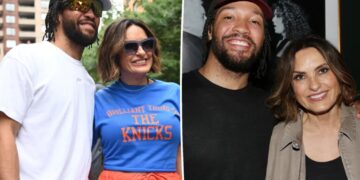 Knicks star Jalen Brunson supports new BFF Mariska Hargitay at her Broadway play