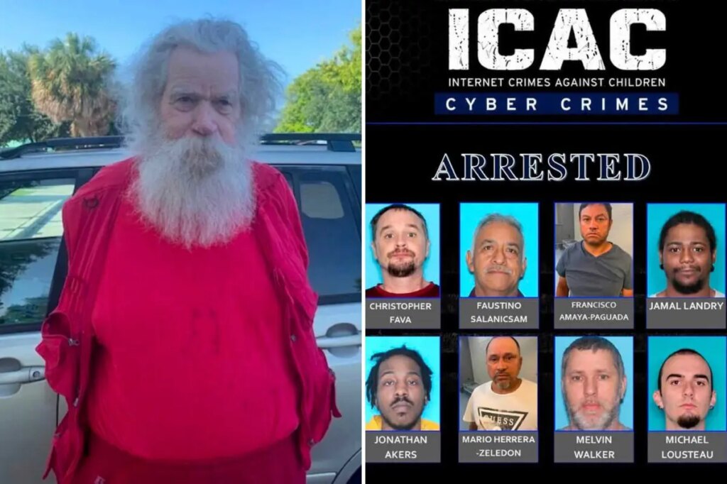 Man named Santa Claus among 11 busted in undercover, Louisiana child sex predator sting