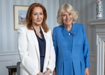 Queen Camilla blasted as ‘deplorable’ for posting photo with J.K. Rowling at palace during Pride Month