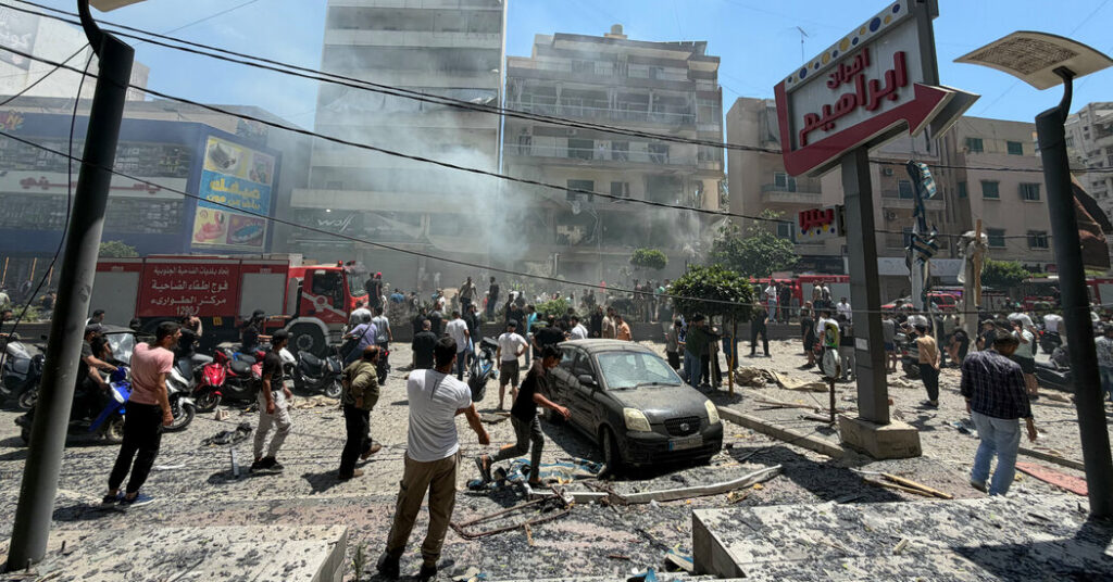 Israel Strikes Beirut Outskirts as Fighting With Hezbollah Escalates