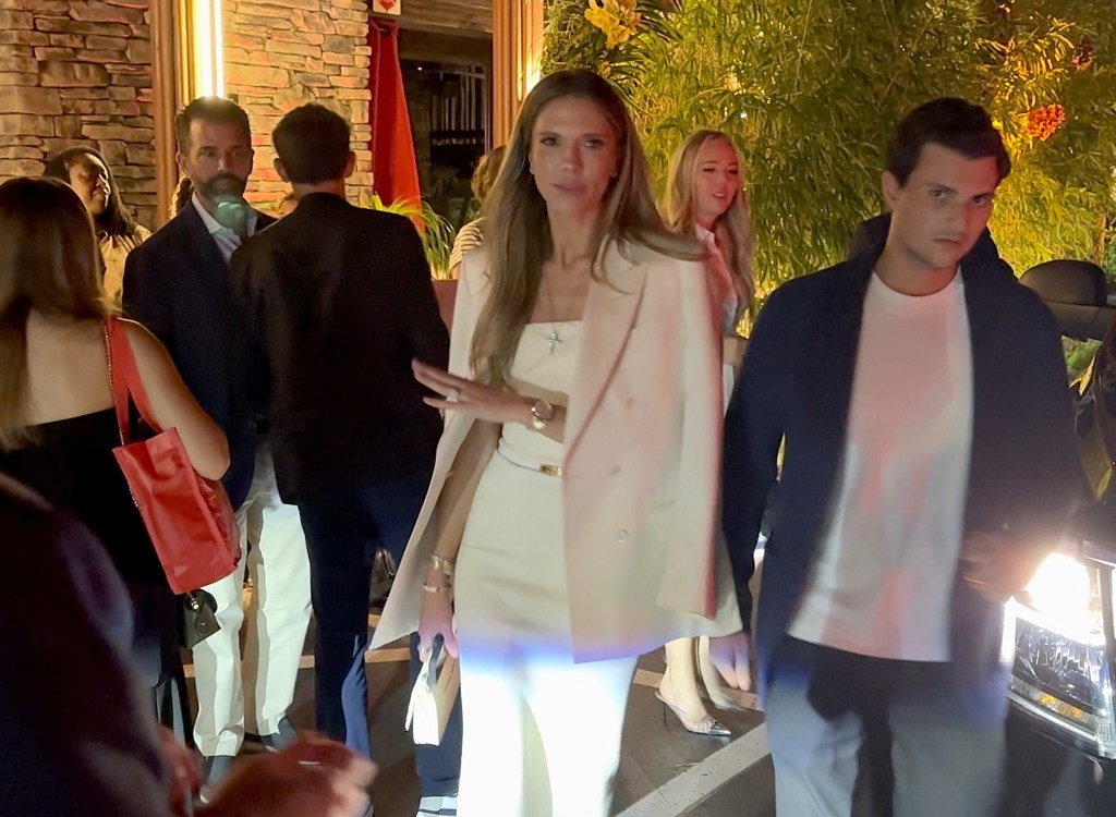 Kai Trump, Vanessa Trump, and Michael Boulos celebrate Kai's high school graduation.