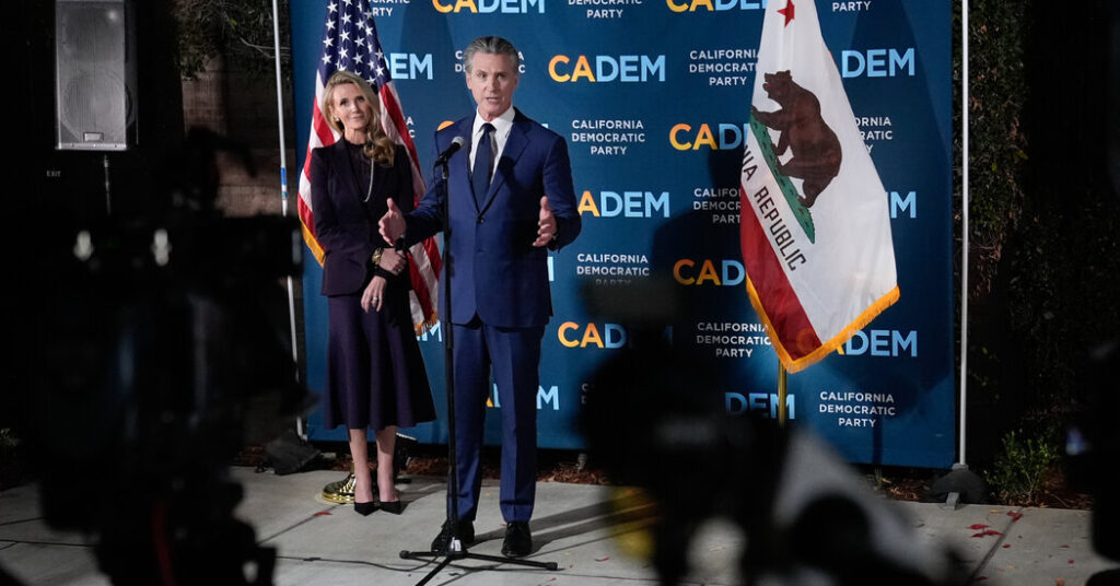 Newsom Says Trump’s Justice Department Is Investigating Him and His Wife
