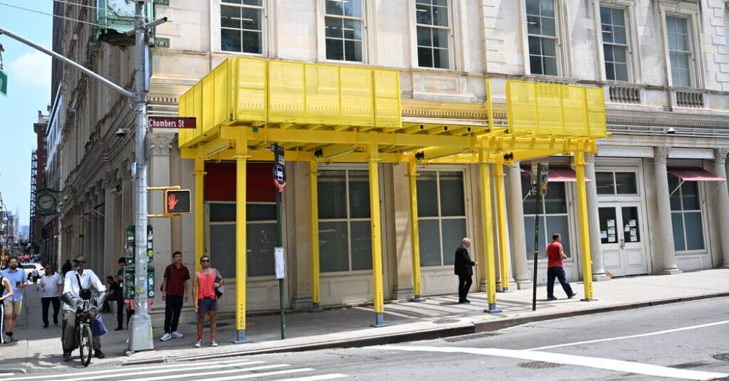 These Sidewalk Sheds Aren’t Eyesores