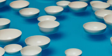 In 30,000 Gallons of Water, Hundreds of
  
Bowls Play Music of the Spheres