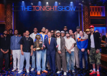 Knicks Celebrate Their N.B.A. Title on ‘The Tonight Show’