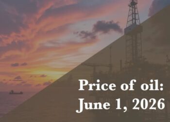 Current price of oil as of June 1, 2026