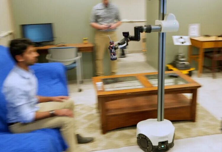 The elderly and injured are using robots as home care support to help them get around their home