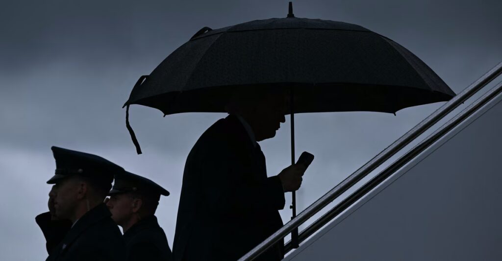 Why Trump Is Suddenly Asking Americans to Look Away