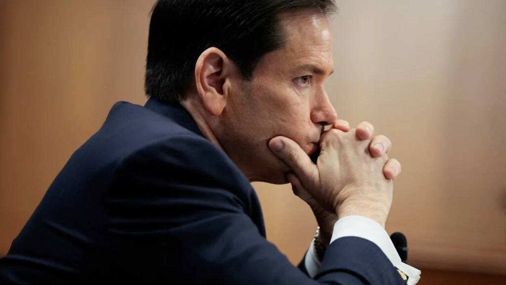 Marco Rubio sweats when pressed on secret Trump admin memo: ‘They don’t want us to see’