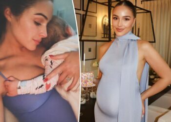 Pregnant Olivia Culpo puts her baby bump on display in cozy nighttime snap