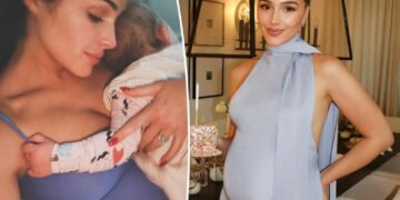 Pregnant Olivia Culpo puts her baby bump on display in cozy nighttime snap