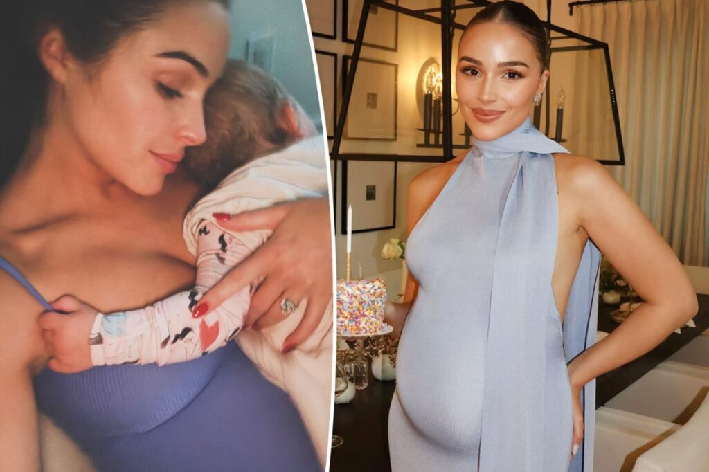 Pregnant Olivia Culpo puts her baby bump on display in cozy nighttime snap