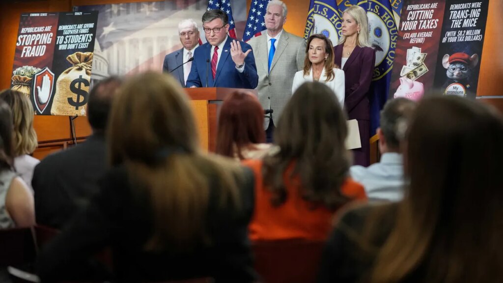 House Republicans debut new midterm message — and onlookers are speechless