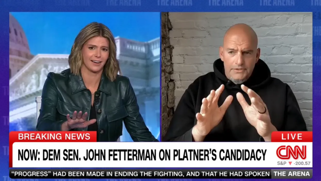 Blindsided CNN anchor ‘glad’ her kids weren’t watching as Fetterman unleashes lewd remarks