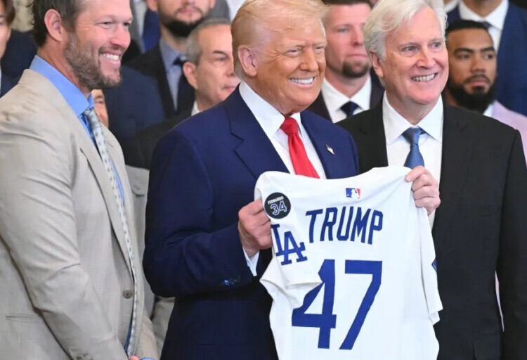 Trump says he supports salary cap for Major League Baseball