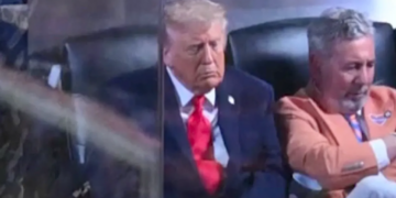 ‘Did he fall asleep?’ Morning Joe host calls out Trump for napping at NBA game