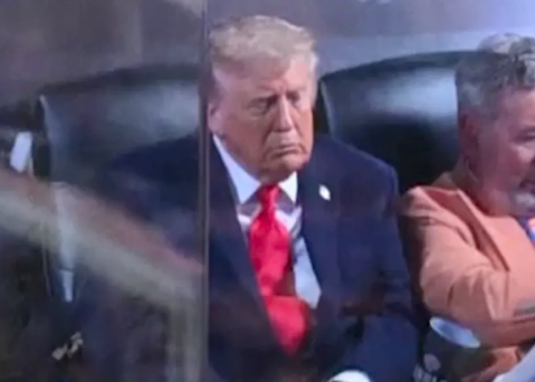 ‘Did he fall asleep?’ Morning Joe host calls out Trump for napping at NBA game
