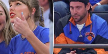 Scooter Braun risks run-in with nemesis Taylor Swift on Knicks date night with Sydney Sweeney