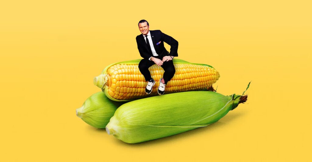 Pete Hegseth, Cornball in Chief