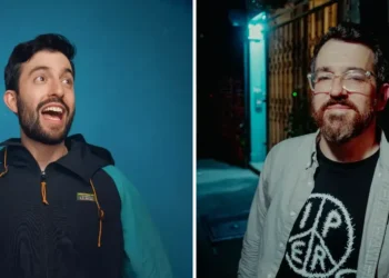 We talked to the comedians behind the viral fake AI ads on the subway
