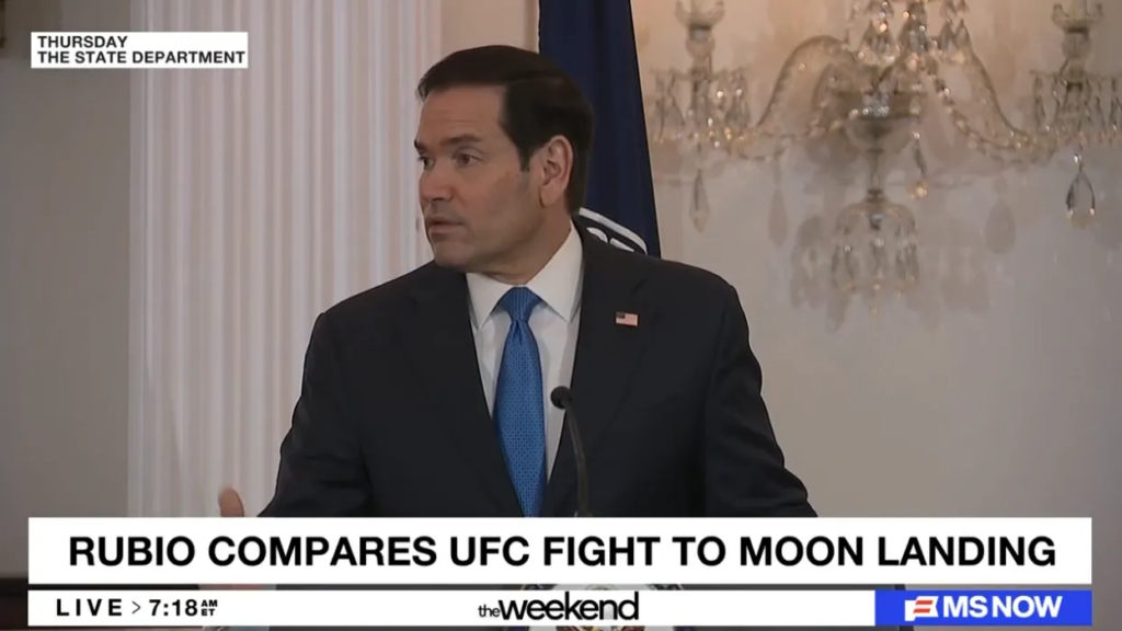 ‘You gotta hear this’: MS NOW bursts into laughter watching Rubio’s ‘bizarre’ comparison