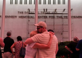 Trump’s Name Removed From Kennedy Center Building