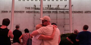Trump’s Name Removed From Kennedy Center Building