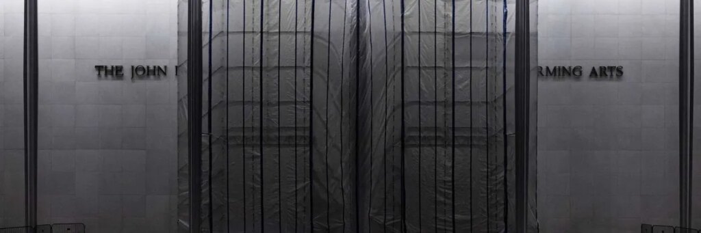 ‘Fragile’ Trump mocked after ‘giant curtain’ used to hide name removal from Kennedy Center