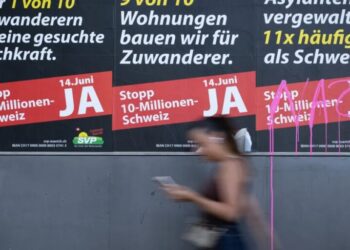 Early vote tally shows Switzerland rejecting bid to cap population at 10 million, a proposal dubbed the ‘Swiss Brexit’