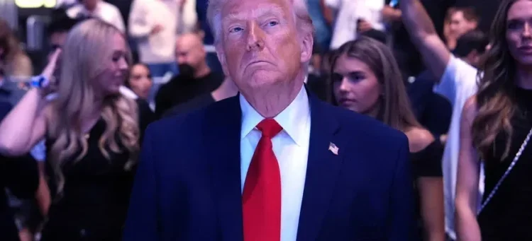 Trump critics revel as extreme weather forecast threatens White House UFC bash