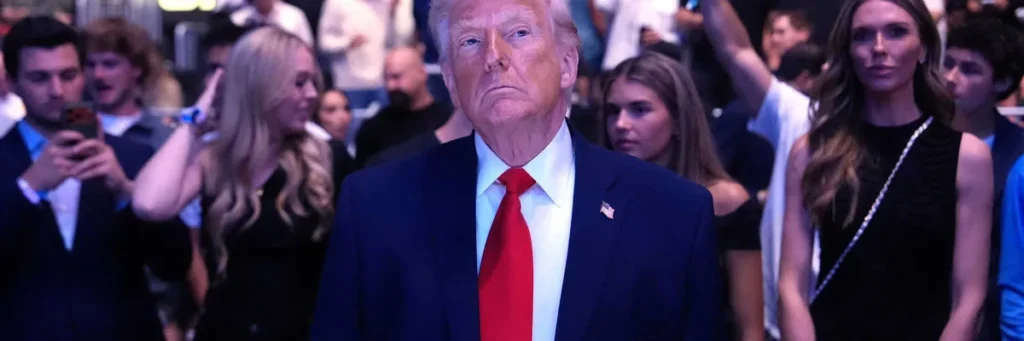 Trump critics revel as extreme weather forecast threatens White House UFC bash