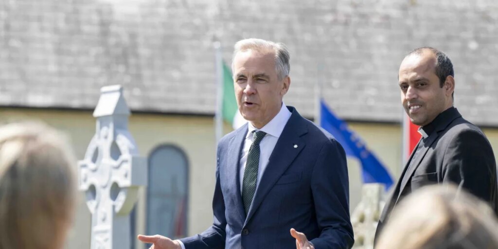 Canadian Prime Minister Mark Carney warns U.S. restrictions on new Anthropic AI models show danger of relying too much on American providers